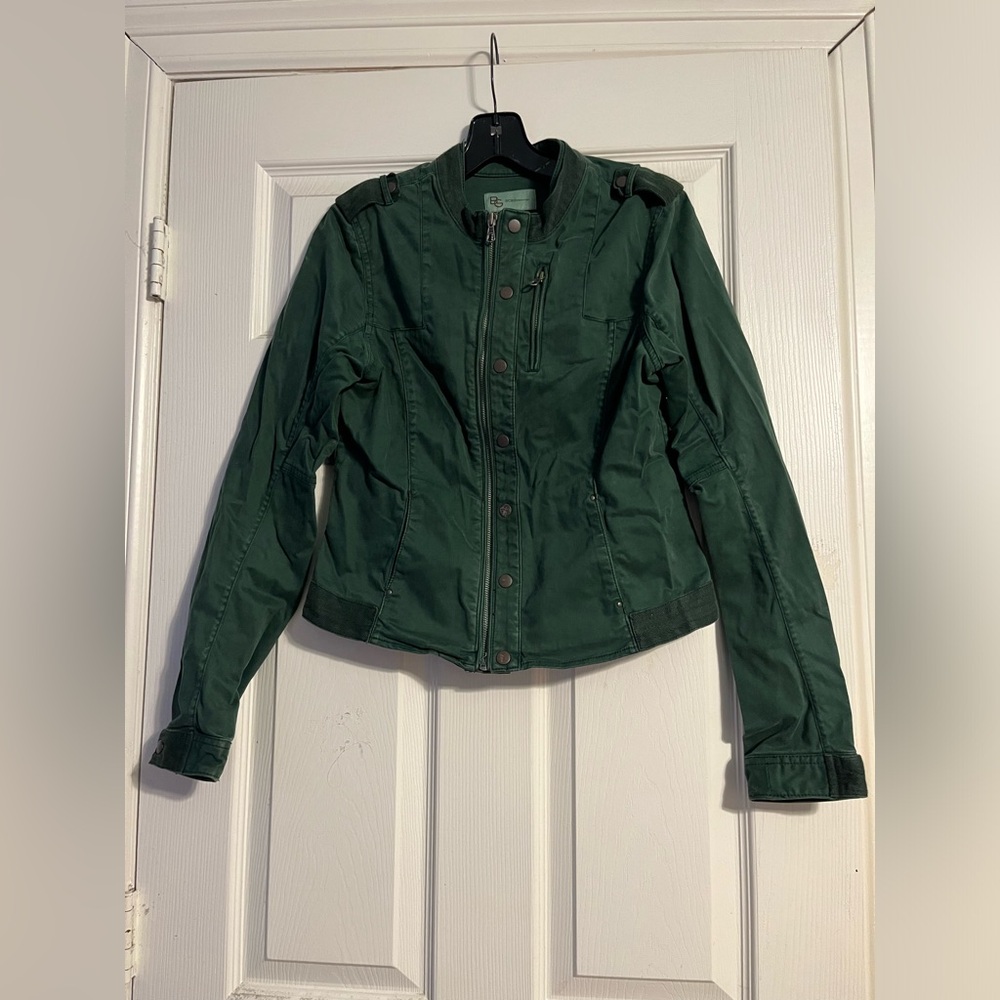 BGBGeneration Casual Dark Green Utility Jacket. Size M.